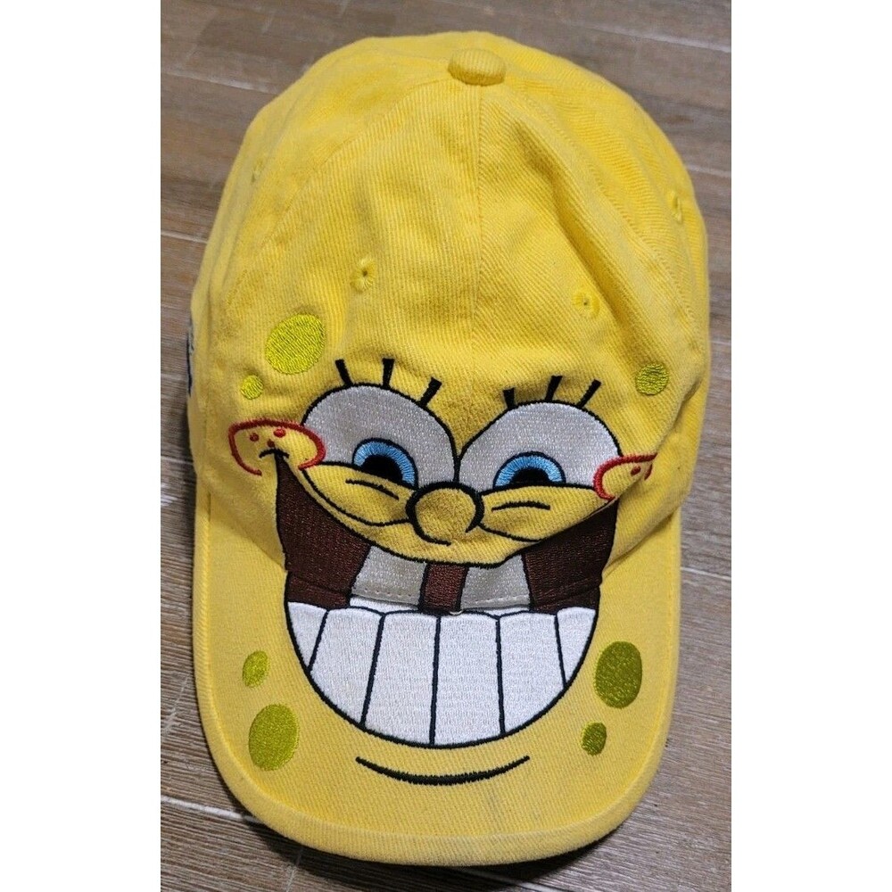 RETRO 2011 Spongebob Squarepants Universal Studios Funny Face KIDS Hat Cap
